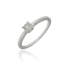 Fehér arany gyűrű 54-es méret - M800-54